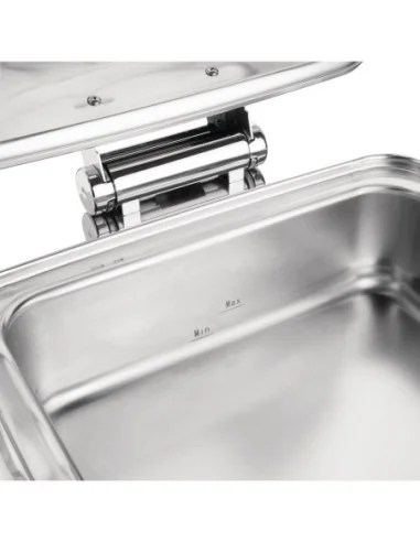 Ensemble chafing dish induction Olympia GN 1/2 avec support 
