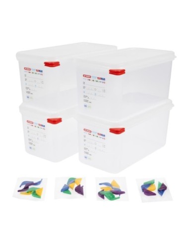 Boîte alimentaire GN 1/3 Araven 6L (Lot de 4)