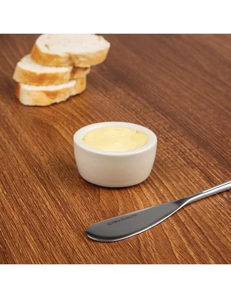 Pot à beurre Ivory Olympia (Lot de 12)