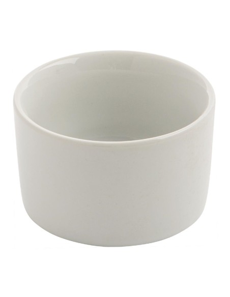 Ramequins contemporains blancs 80mm Olympia (Lot de 12)