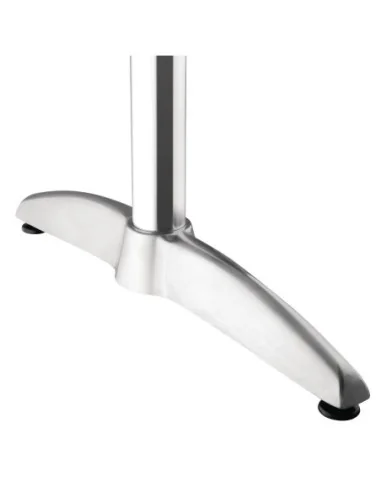 Table rectangulaire à deux pieds Bolero 600mm