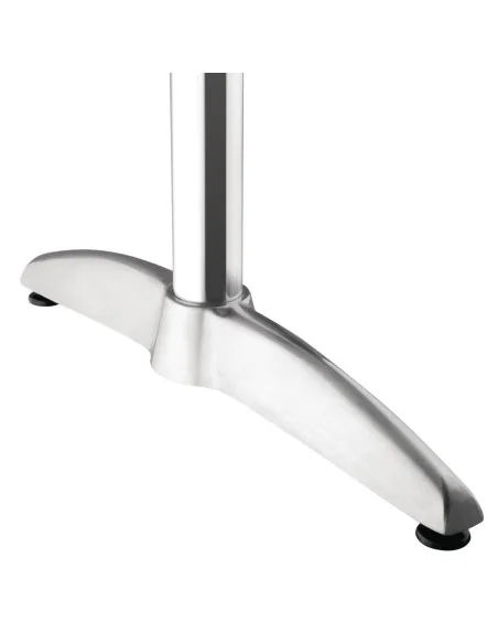 Table rectangulaire à deux pieds Bolero 600mm