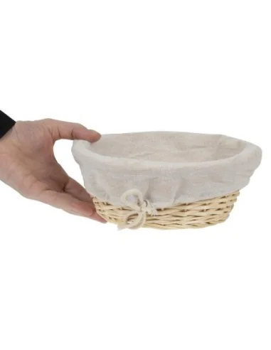 Panier en osier Olympia rond