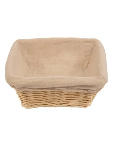 Panier en osier Olympia carré