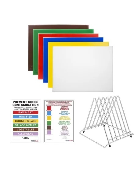 Ensemble de planches à découper haute densité Hygiplas très grande taille