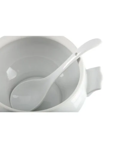 Soupière et louche Olympia Whiteware 2,5L