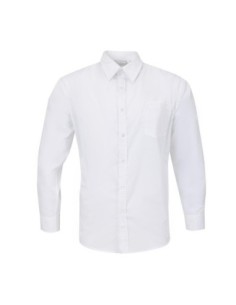 Chemise mixte Uniform Works manches longues blanche S 2
