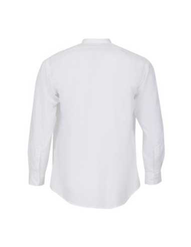Chemise mixte Uniform Works manches longues blanche S