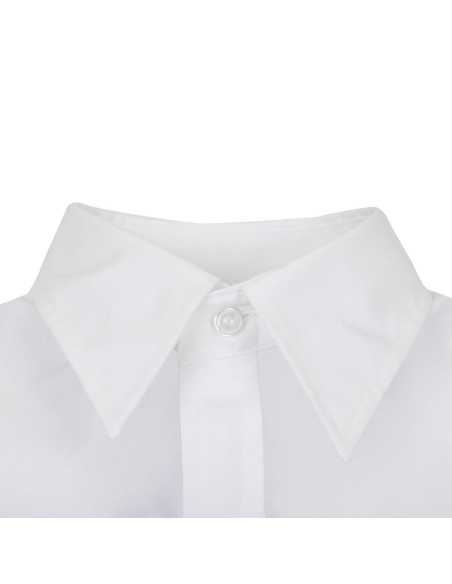 Chemise mixte Uniform Works manches longues blanche S