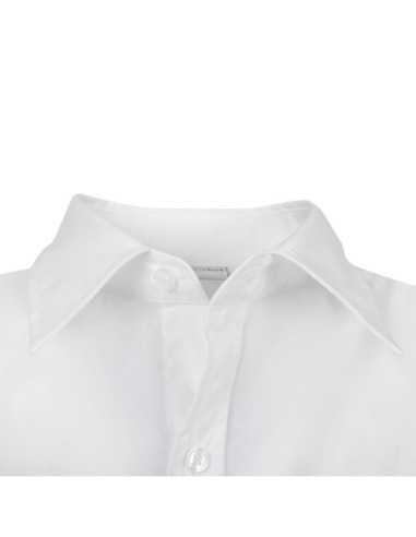 Chemise mixte Uniform Works manches longues blanche S