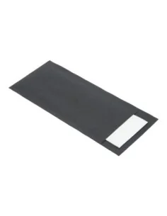 Pochettes à couverts noires avec serviette blanches Europochette (lot de 500) 2