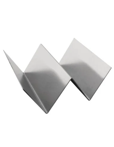 Support à tacos en acier inoxydable Olympia