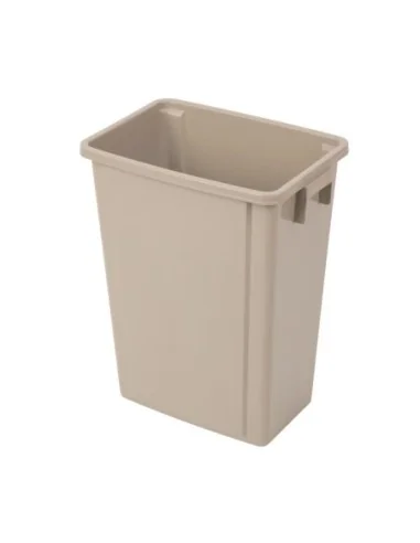 Conteneur de recyclage Nisbets Essentials beige 56L