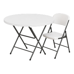Mobilier pliant pour événementiel
